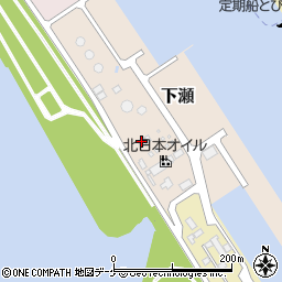 北日本オイル株式会社　酒田工場周辺の地図