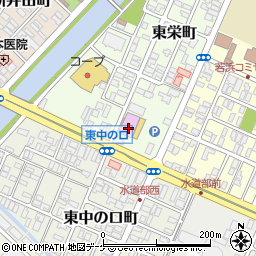 山形県酒田市東栄町12-20周辺の地図
