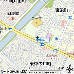 山形県酒田市東栄町10-29周辺の地図