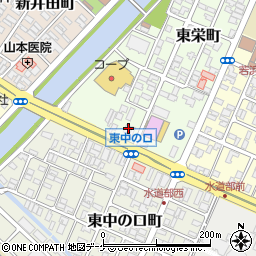 山形県酒田市東栄町10-27周辺の地図