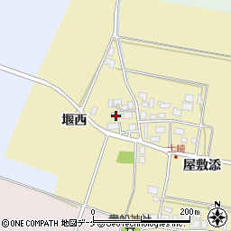 山形県酒田市土崎堰西19周辺の地図