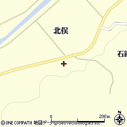 山形県酒田市北俣石鉢山57周辺の地図