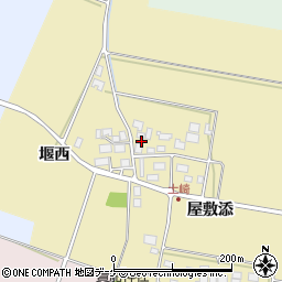 山形県酒田市土崎屋敷添34周辺の地図