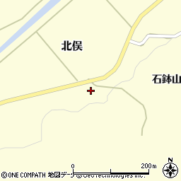 山形県酒田市北俣石鉢山56周辺の地図