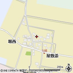 山形県酒田市土崎屋敷添71周辺の地図