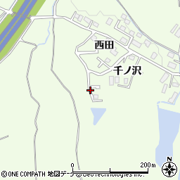 西田公園周辺の地図