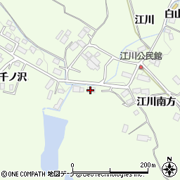 岩手県一関市萩荘（江川南方）周辺の地図
