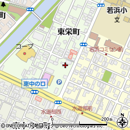 山形県酒田市東栄町12-11周辺の地図