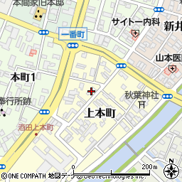 上野理髪店周辺の地図