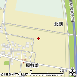 山形県酒田市土崎周辺の地図