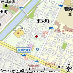 山形県酒田市東栄町12-3周辺の地図