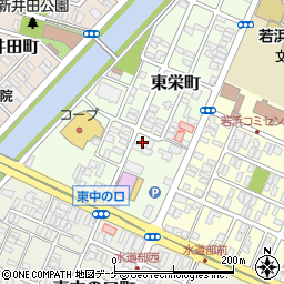 山形県酒田市東栄町12-46周辺の地図