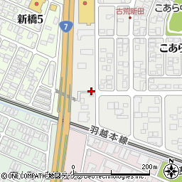 山形県酒田市浜田十王堂周辺の地図