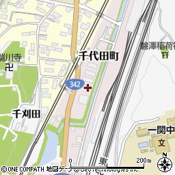 岩手県一関市千代田町3-9-1周辺の地図