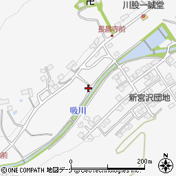 岩手県一関市真柴宮沢周辺の地図