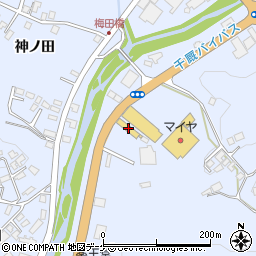 岩手三菱せんまや店周辺の地図