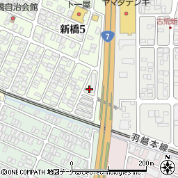 県営新橋住宅周辺の地図
