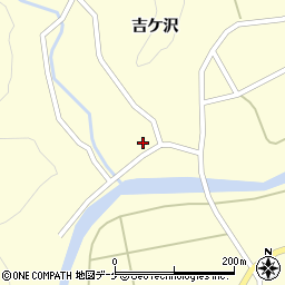 山形県酒田市北俣吉ケ沢129-1周辺の地図