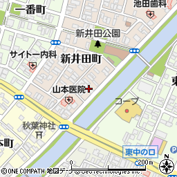 山形県酒田市新井田町11-10周辺の地図