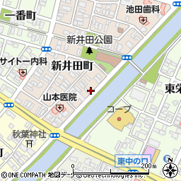 山形県酒田市新井田町11周辺の地図