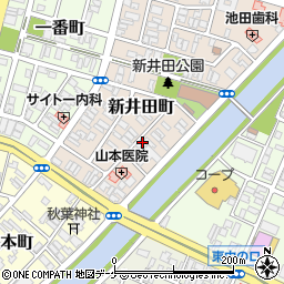 山形県酒田市新井田町11-20周辺の地図