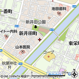 山形県酒田市新井田町11-3周辺の地図