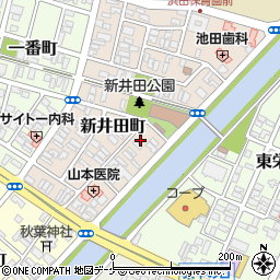 山形県酒田市新井田町11-27周辺の地図