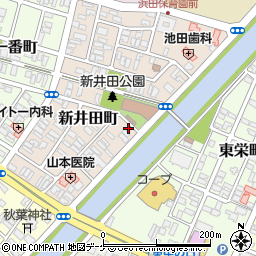 山形県酒田市新井田町11-31周辺の地図