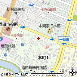 ＮＨＫ酒田報道室周辺の地図