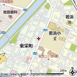 山形県酒田市東栄町6-11周辺の地図