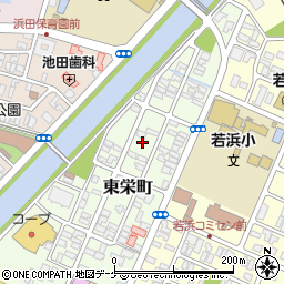 山形県酒田市東栄町5周辺の地図