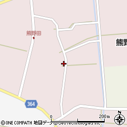 山形県酒田市熊野田村南13周辺の地図