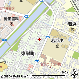 山形県酒田市東栄町6-27周辺の地図