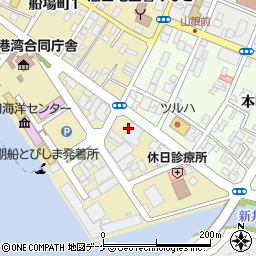 株式会社山形丸魚　酒田工場周辺の地図
