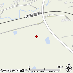 岩手県一関市滝沢水口周辺の地図
