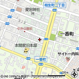 有線放送酒田周辺の地図