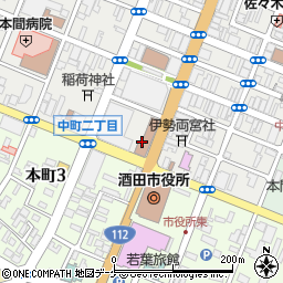 酒田エフエム放送株式会社周辺の地図