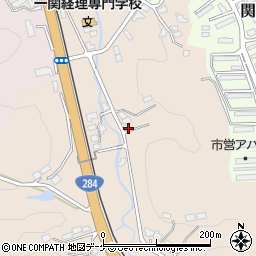 岩手県一関市沢58-9周辺の地図