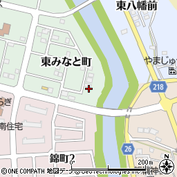 宮城県気仙沼市東みなと町2周辺の地図
