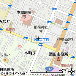 株式会社きらやか銀行　酒田新橋支店周辺の地図