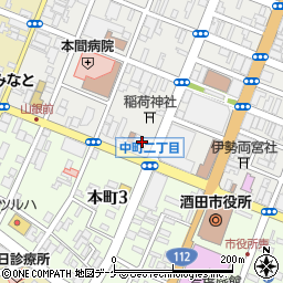 きらやか銀行酒田千石町出張所 ＡＴＭ周辺の地図