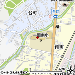 一関市立南小学校周辺の地図