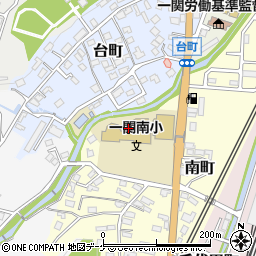 岩手県一関市南町3周辺の地図