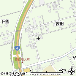 岩手県一関市萩荘袋田42-2周辺の地図