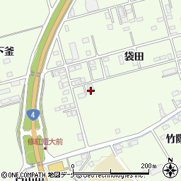 岩手県一関市萩荘袋田43-2周辺の地図