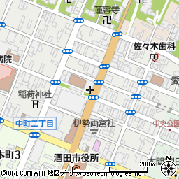 三日月軒（中町店）周辺の地図