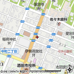 田賀・学生専科周辺の地図