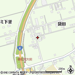 岩手県一関市萩荘袋田42周辺の地図