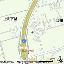 岩手県一関市萩荘（白山田）周辺の地図