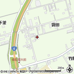岩手県一関市萩荘袋田43-1周辺の地図